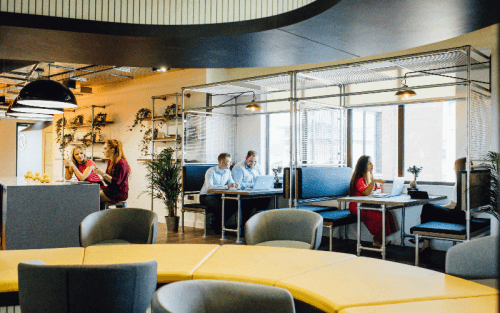 Communal Space - Office Design Trends - StepSpace Belfast